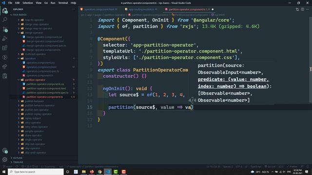 73. RxJS Partition Operator. Learn RxJS Join Creation Partition Operator - RxJS. смотреть онлайн