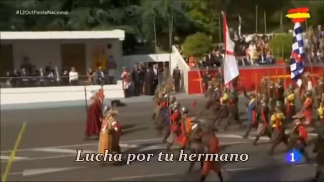 Los+Tercios+desfilando+ante+el+Rey+Felipe+VI Himno+de+los+Tercios смотреть онлайн