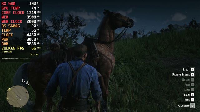 Red Dead Redemption 2 - R5 5600G + RX 580 8GB - 1080p, Custom Settings смотреть онлайн