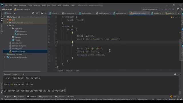 Создаем свой UI Framework. Webpack, StoryBook, публикуем в NPM смотреть онлайн