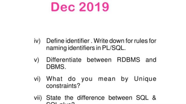 HSBTE Diploma 5th Sem Oracle Question Paper Dec 19 смотреть онлайн