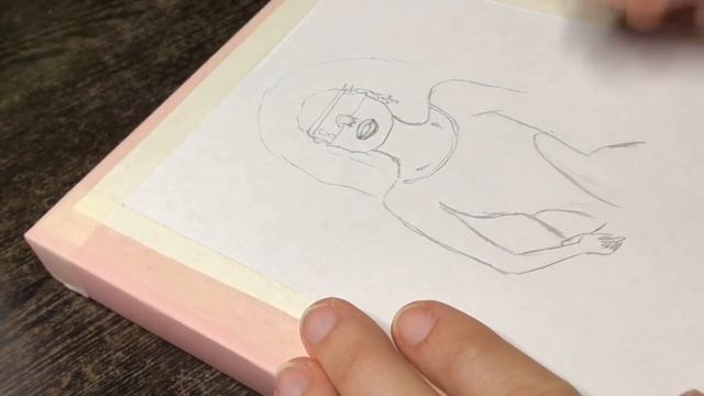 Как нарисовать человека/ девушка/ лицо/ фигура/ скетч/ линер/ рисование/ рисунок / карандаш смотреть онлайн