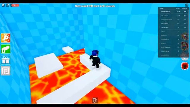 How to play floor is lava parkour in ROBLOX!!! смотреть онлайн