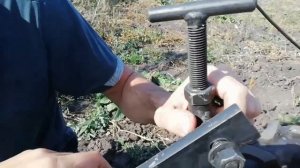 #хопер, #мотоблок, #плуг, Установка плушка на мотоблок хопер.