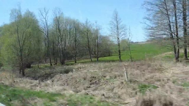 Через Задорожье в сторону Озёрска Калининградская область - 20 апреля 2018 смотреть онлайн