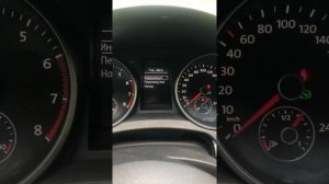 Обнуляем сервисное предупреждение о прохождении очередного ТО в автомобиле VW GOLF 6