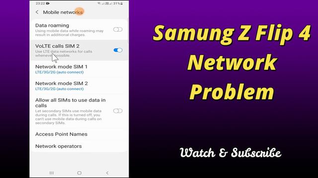 Samung Z Flip 4 Network Problem {SM-F721B} смотреть онлайн