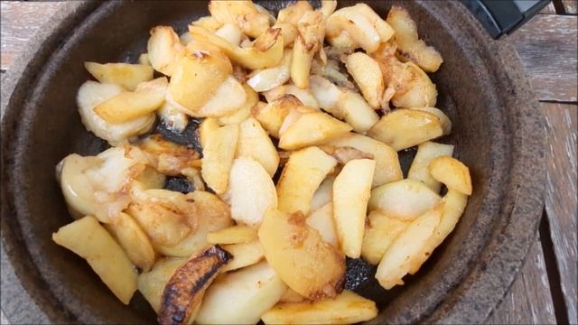 Яблочный пирог с творогом на сковороде - лучший рецепт к чаю!/Apfel-Käsekuchen ohne Backofen смотреть онлайн