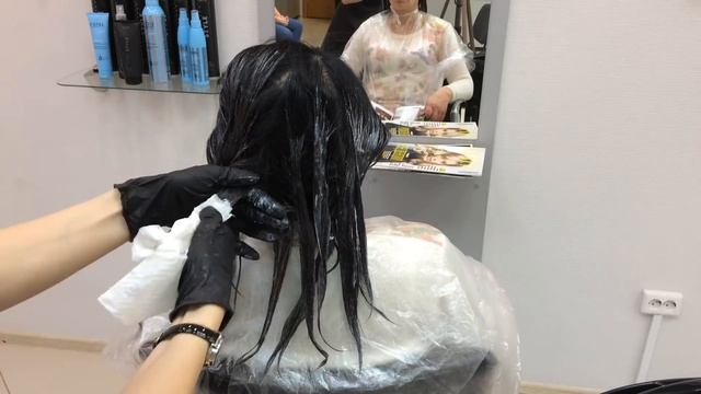 Смывка: из черного в Shatush (шатуш)