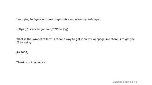 HTML : Where do I get a "3 horizontal lines" symbol for my webpage? смотреть онлайн