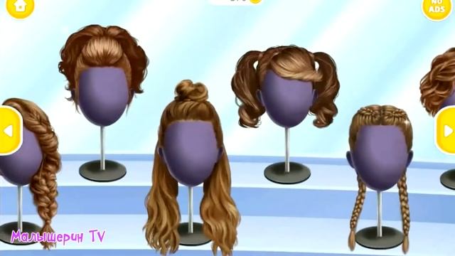 Королева черлидеров | Прическая и маникюр для девочки в детской игре смотреть онлайн