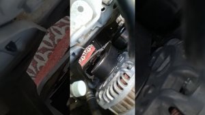 Замена приводного ремня  HR15DE, НИССАН ВИНГРОАД.