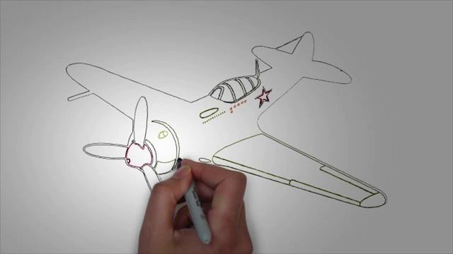Самолет рисунок карандашом. Как нарисовать военный самолет смотреть онлайн