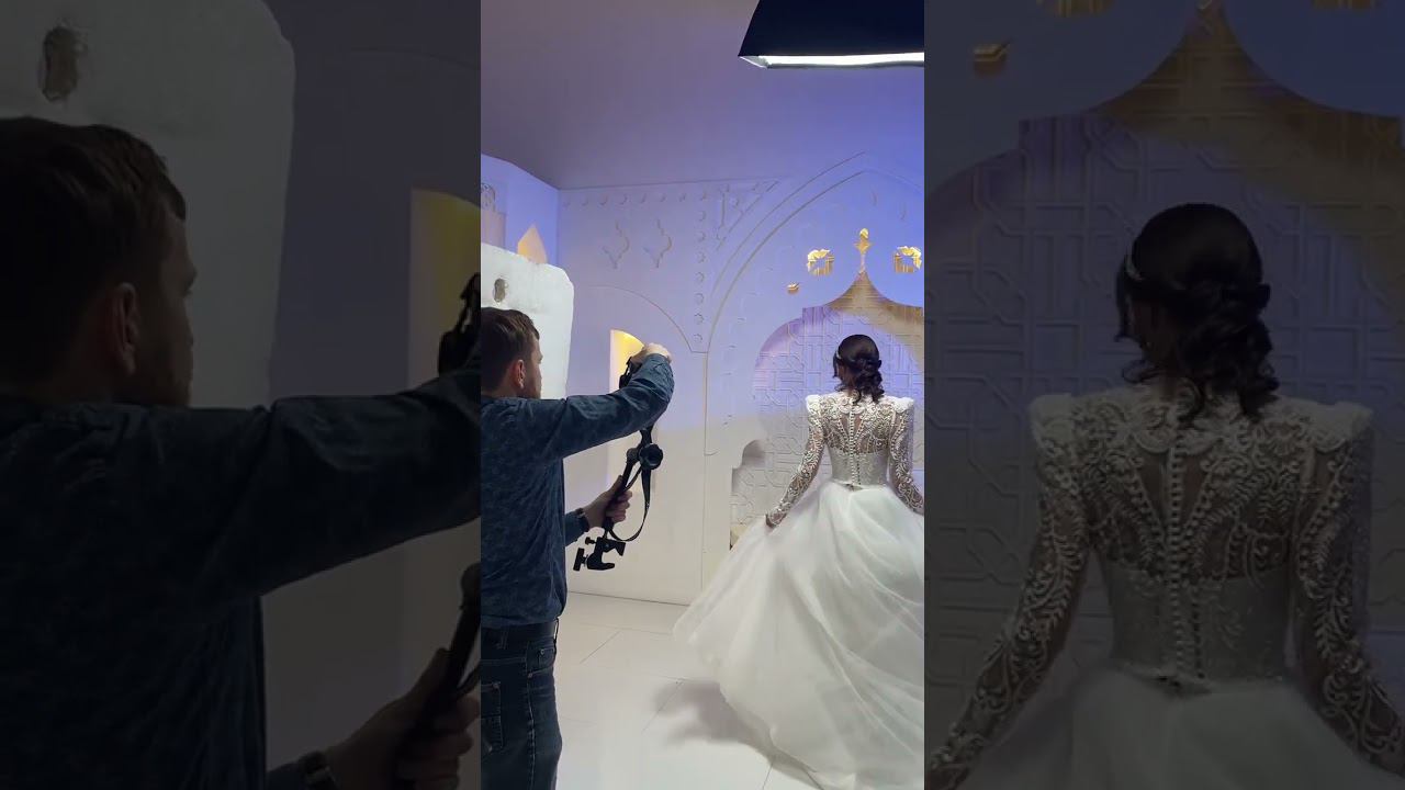 рабочий процесс съемка для магазина свадебных платьев. смотреть онлайн