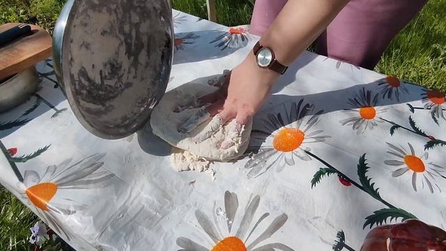 CAMPFIRE COOKING. Traditional food. Potato pies. Cooking on nature. Country life. ASMR food. смотреть онлайн