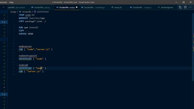 COMANDOS RUN, CMD Y ENTRYPOINT EN DOCKERFILE, #25 curso de docker para principiante en español смотреть онлайн