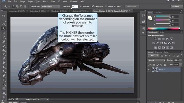 Photoshop Magic Wand Tool Tolerance смотреть онлайн