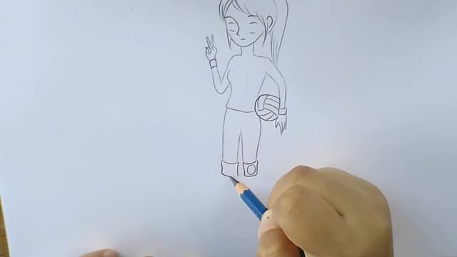 How to draw volleyball player Tokyo Olympic 2020 นักกีฬาวอลเล่บอล โอลิมปิก โตเกียว 2020 смотреть онлайн