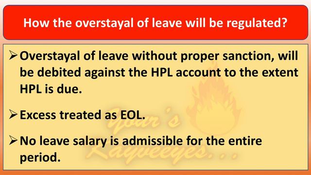 How the overstayal of leave will be regulated? смотреть онлайн