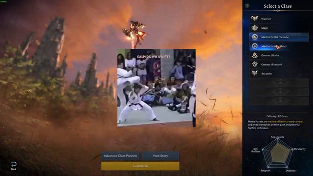 Picking a class in Lost Ark.exe смотреть онлайн