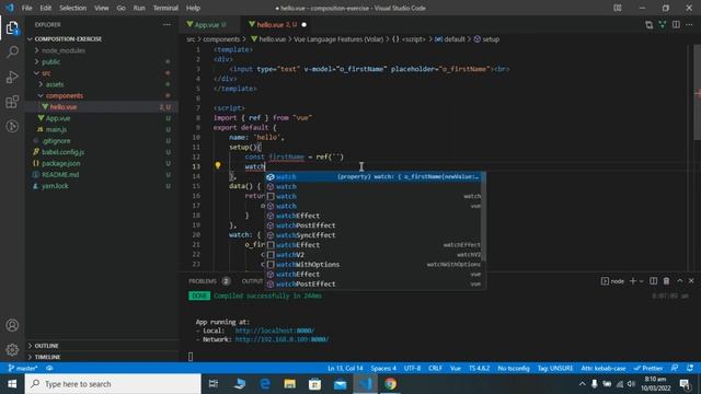 Watchers in composition Api смотреть онлайн
