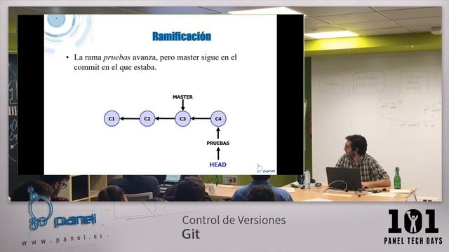 Git control de versiones - 101 Panel Tech Days смотреть онлайн