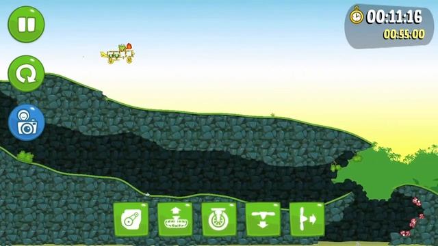 How to complete Road Hogs level 4 in Bad Piggies - with legendary engines смотреть онлайн