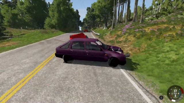 Без ТОРМОЗОВ В ГОРОДЕ - BeamNg Drive смотреть онлайн