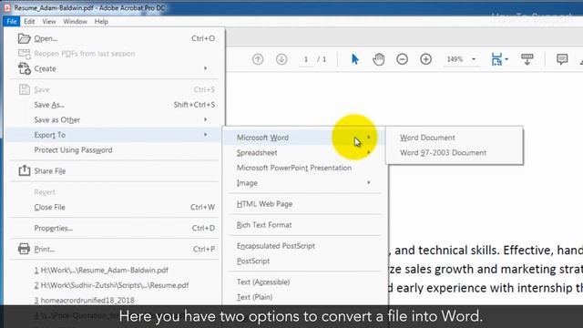 How To Convert PDF To Word смотреть онлайн