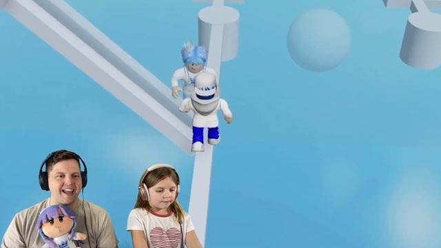 Can We Beat This 2 PLAYER OBBY In ROBLOX?! (Two Player Obby 2) смотреть онлайн