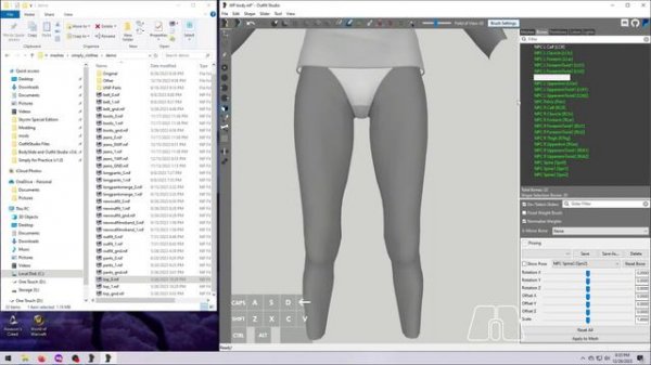 Outfit Studio 32: Weight Painting Tips