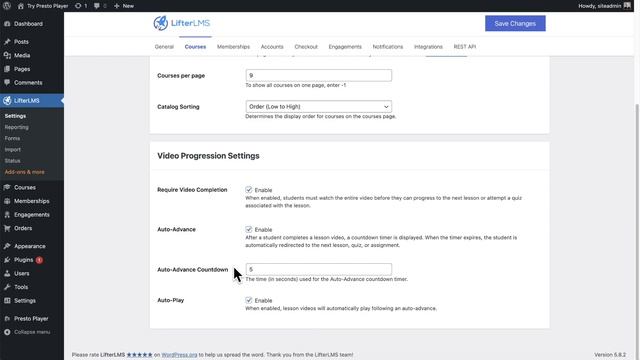 How To Use Presto Player With LifterLMS Advanced Videos Integration смотреть онлайн