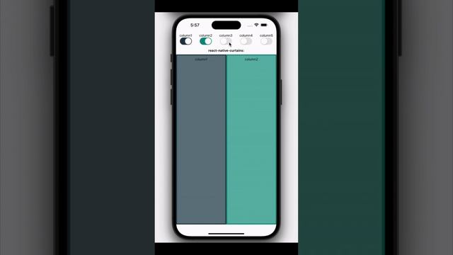 react-native-curtains v1.0.3 demo (linear animation) смотреть онлайн