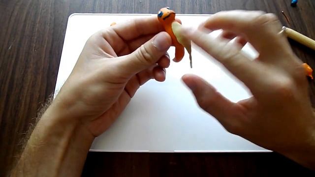 покемон из пластилина Чармандер из пластилина Charmander from plasticine смотреть онлайн