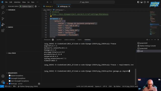 Reunión 19: Conexión de Django con postgresql, orm , migraciones e introducción a modelos смотреть онлайн
