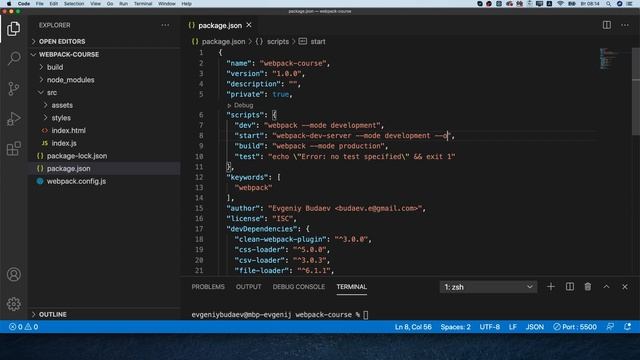 Webpack DevServer 15 смотреть онлайн