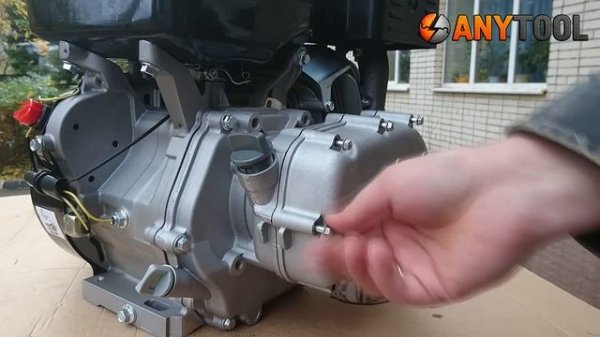 Двигатель Lifan 190F-R с редуктором и с много-дисковым центробежным сцеплением