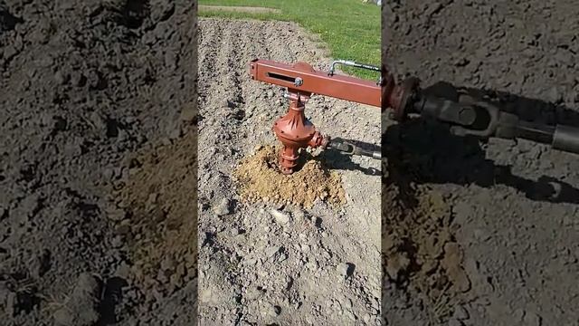 Бур самаделка на трактор т-25