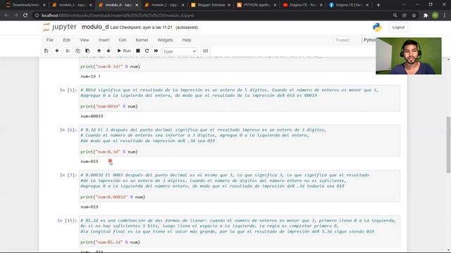 MOSTRAR LOS DATOS EN PANTALLA DE FORMA ATRACTIVA EN PYTHON %s %d %f смотреть онлайн