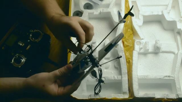 Посылка с Китая Радиоуправляемый вертолет Wltoys v911 смотреть онлайн