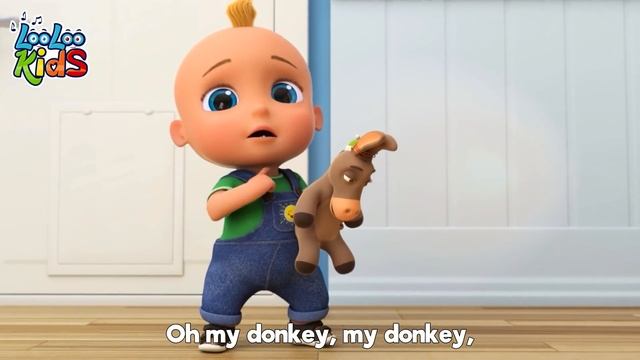 My Donkey Has a Headache - LooLoo Kids Nursery Rhymes & Children`s Songs смотреть онлайн