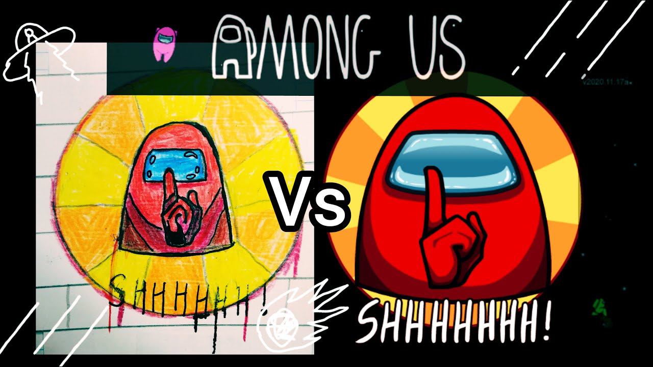 Among us/амонг ас/рисунок своими руками смотреть онлайн
