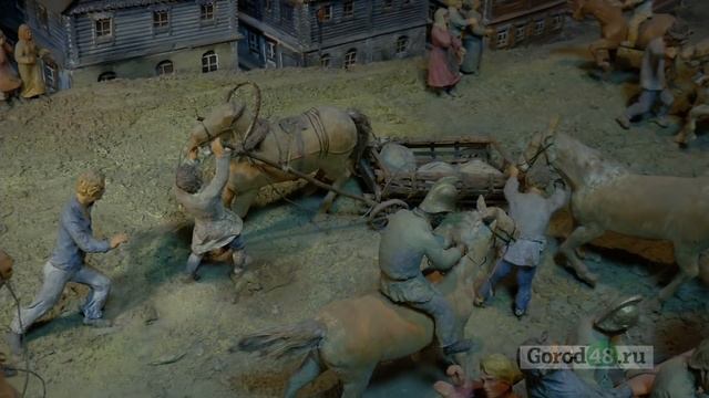 Музей МЧС: диорама пожара 1806 года в Липецке смотреть онлайн