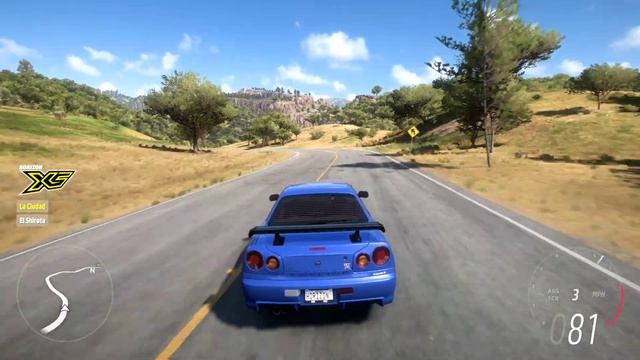 Nissan Skyline GTR R34 Forza Horizon 5 Gameplay -Logitech G29 смотреть онлайн