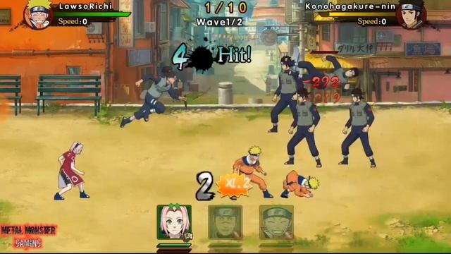 Bond of Destiny:Ninja Storm| Naruto Gameplay (Android) смотреть онлайн
