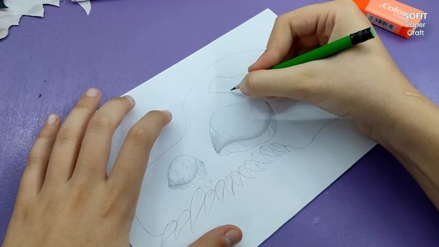 How to make a paper Four-Jawed Dragon-Skuldog on hand. / Sofit PaperCraft / DIY смотреть онлайн