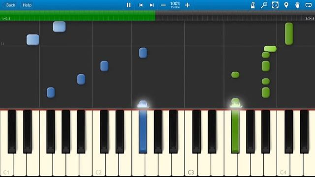 Пицца - Лифт (на пианино Synthesia) смотреть онлайн