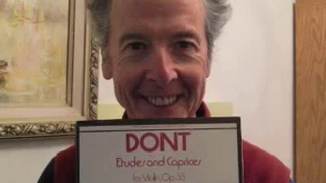 Jakob Dont Violin Etude #4 op. 35 смотреть онлайн