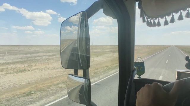 Республика Казахстан,путь на границу Темир-Баба, дальнобой по Азии смотреть онлайн