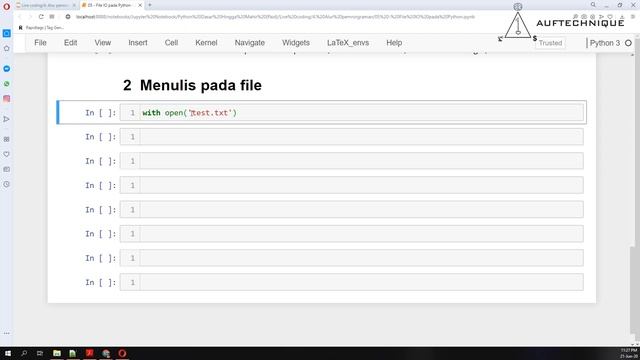 23. [Tutorial Python untuk pemula] Input dan Output file pada Python смотреть онлайн